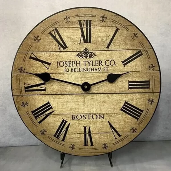 Wall Clock | Handcrafted in USA | Silent Non-Ticking Mechanism | Beautiful Color, Rustic Decor - Image 10