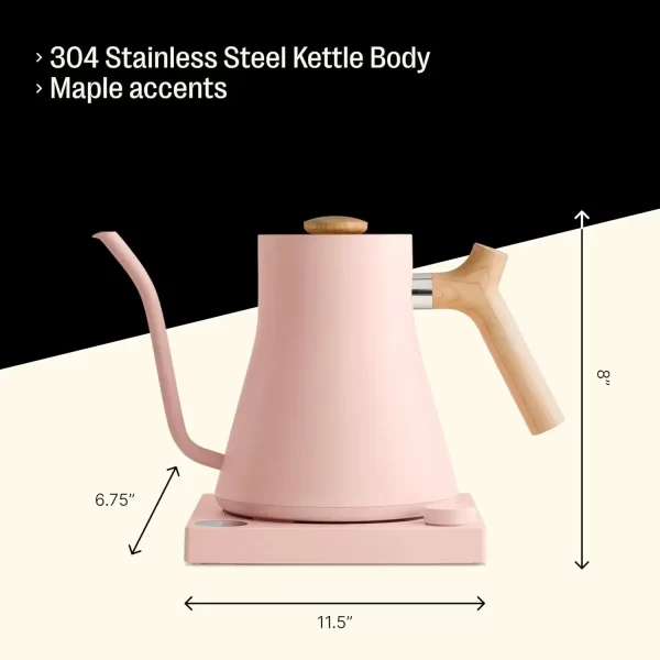 Kitchen suppliesFellow Stagg EKG Electric Gooseneck Kettle - Pour-Over Coffee and Tea Kettle - Stainless Steel Kettle Water Boil - Image 4