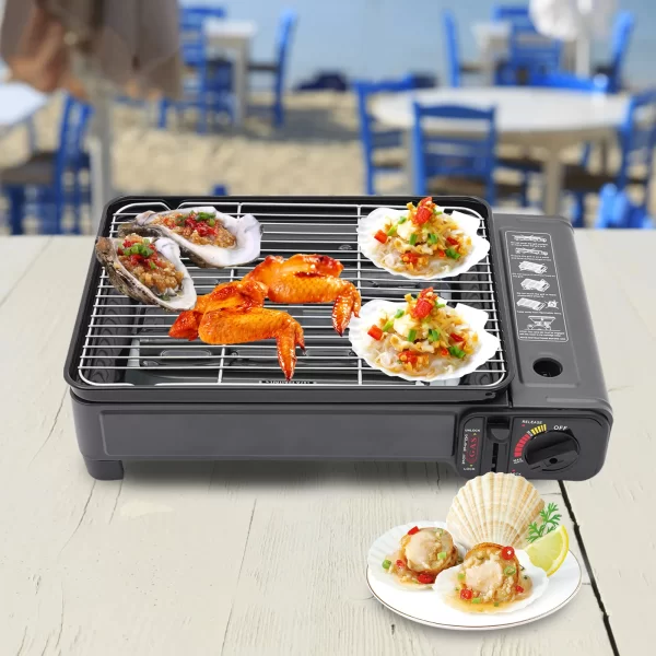 BBQ Grill Portable Grill A portable butane gas stove suitable for camping grills and outdoor cooking needs - Image 2