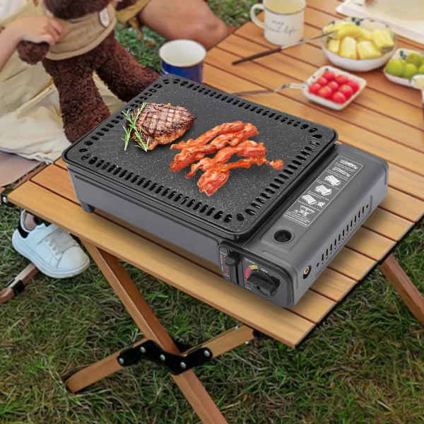 BBQ Grill Portable Grill A portable butane gas stove suitable for camping grills and outdoor cooking needs