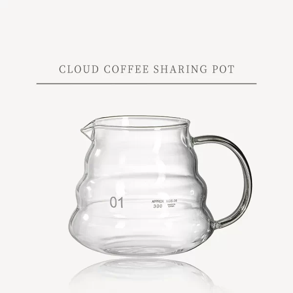 Borosilicate Glass Hand Drip Coffee Pot Carafe Share Pot Pour Over Coffee Server Drip Coffee Pot Coffeeware Teaware - Image 13