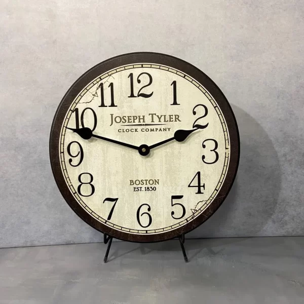 Wall Clock | Handcrafted in USA | Silent Non-Ticking Mechanism | Beautiful Color, Rustic Decor - Image 8