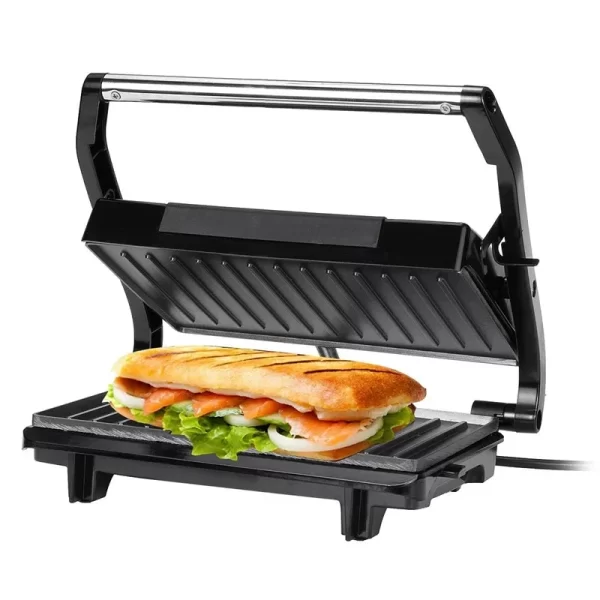 2024 Household Mini Steak Machine Hamburger Fried Egg  Sandwich Maker Non Stick Surface Grill Toaster EU Plug - Image 3