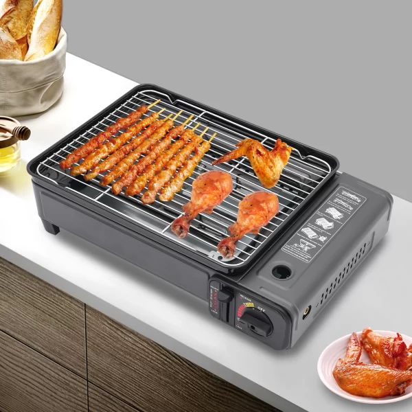 BBQ Grill Portable Grill A portable butane gas stove suitable for camping grills and outdoor cooking needs - Image 6