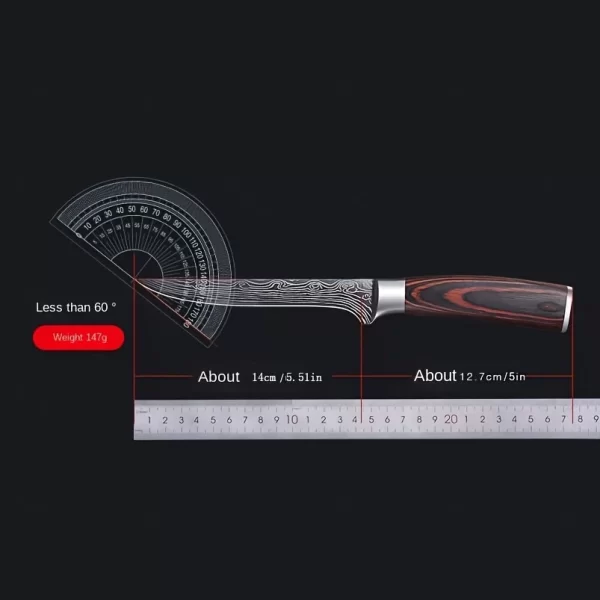 Boning Knife Damascus Blade Kitchen Knife Commercial Sharp Quick Meat Cleaver Knife Stainless Steel Japanese Utility Knife - Image 2