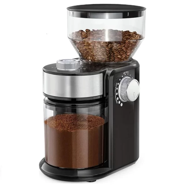 Electric Burr Coffee Grinder Adjustable Burr Mill Automatic Coffee Grinder for Espresso French Press Drip Coffee Bean Grinding - Image 6