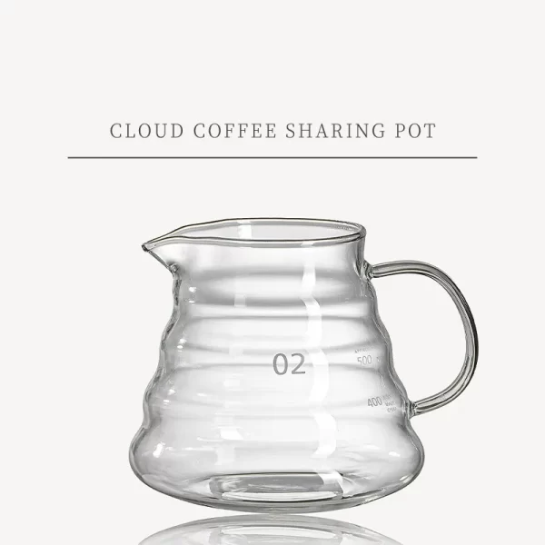 Borosilicate Glass Hand Drip Coffee Pot Carafe Share Pot Pour Over Coffee Server Drip Coffee Pot Coffeeware Teaware - Image 14