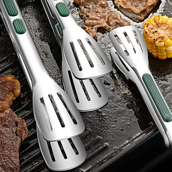 New Stainless Steel Food Tongs BBQ Meat Salad Bread Clip Barbecue Grill Buffet Clamp Non-slip Tong Cooking Tools Kitchen Gadgets - Image 2