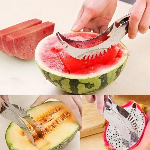 Stainless Steel Windmill Watermelon Cutter Artifact Salad Fruit Slicer Cutter Tool Watermelon Digger Kitchen Accessories Gadgets - Image 5