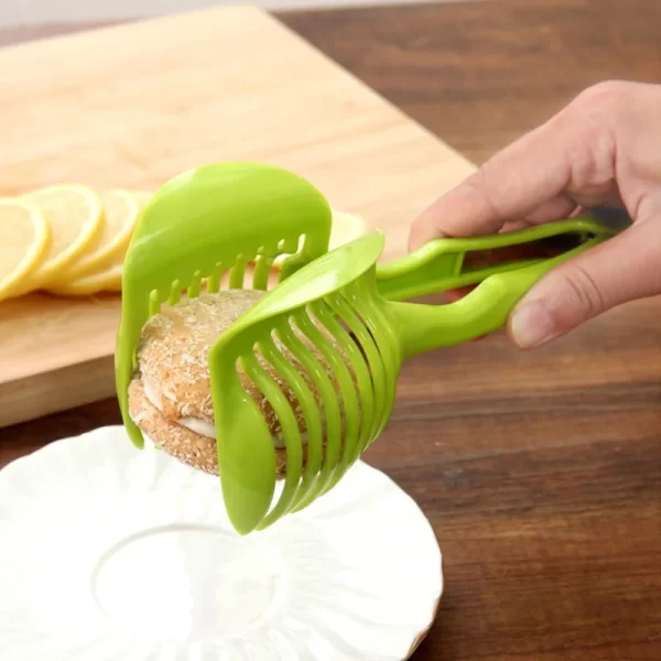 1PC Stainless Steel Kitchen Handheld Slicer Tomato Cutting Clip Fruit Slicer Kitchen Item Cutter Accessories Household Gadgets - Image 5