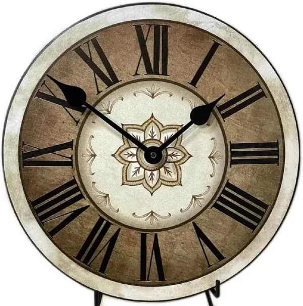 Wall Clock | Handcrafted in USA | Silent Non-Ticking Mechanism | Beautiful Color, Rustic Decor - Image 7