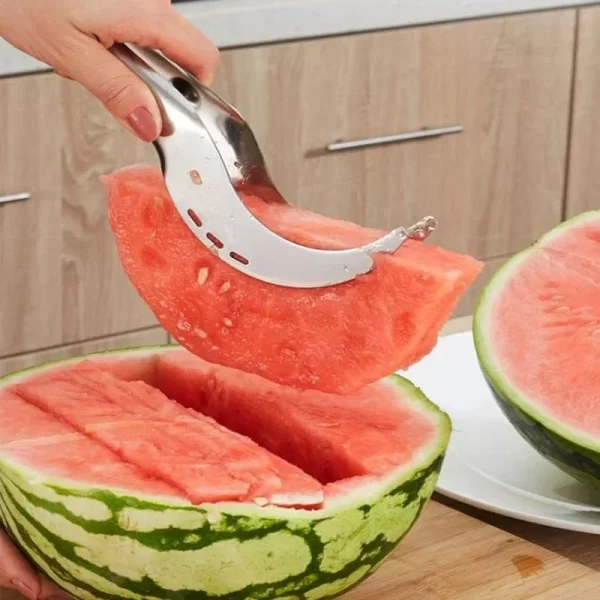 Stainless Steel Windmill Watermelon Cutter Artifact Salad Fruit Slicer Cutter Tool Watermelon Digger Kitchen Accessories Gadgets - Image 2